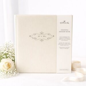 Brand New Hallmark Mr & Mrs Wedding Memory Book Photo Album Keepsake
